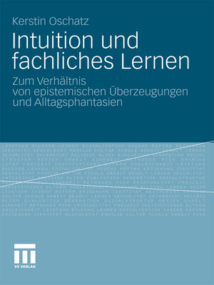 cover image of Intuition und fachliches Lernen